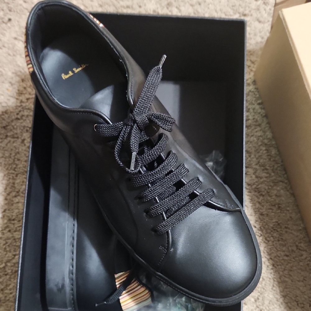 Paul Smith (NEW) BASSO Men's BLACK ON BLACK Sneakers